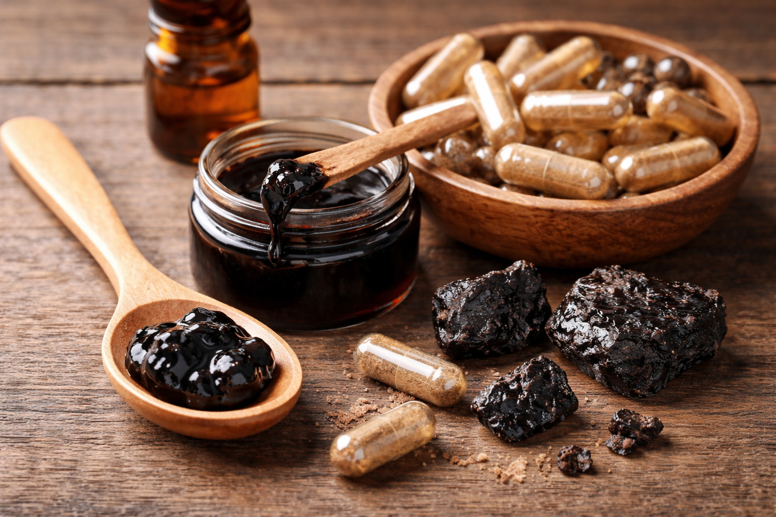 dosage du shilajit résine et capsules