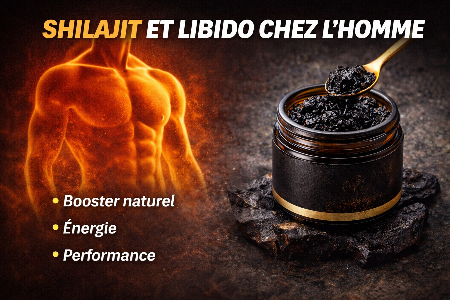 shilajit libido homme booster naturel energie performance