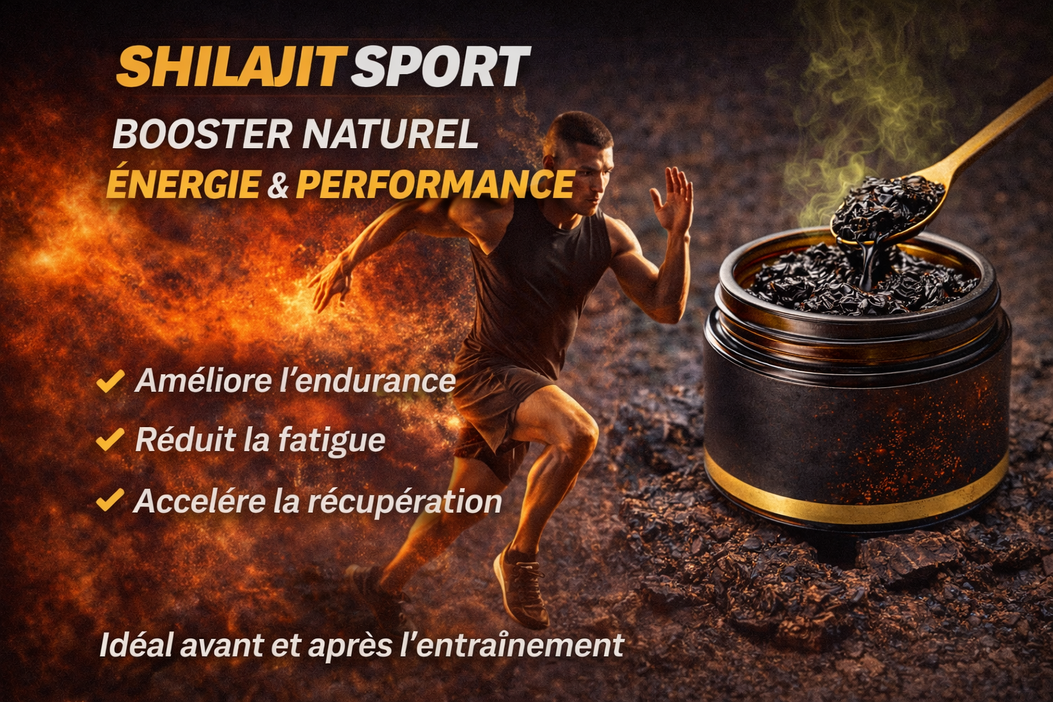 shilajit sport energie performance naturelle